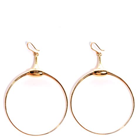 gucci horsebit earrings replica|gucci hoop earrings gold.